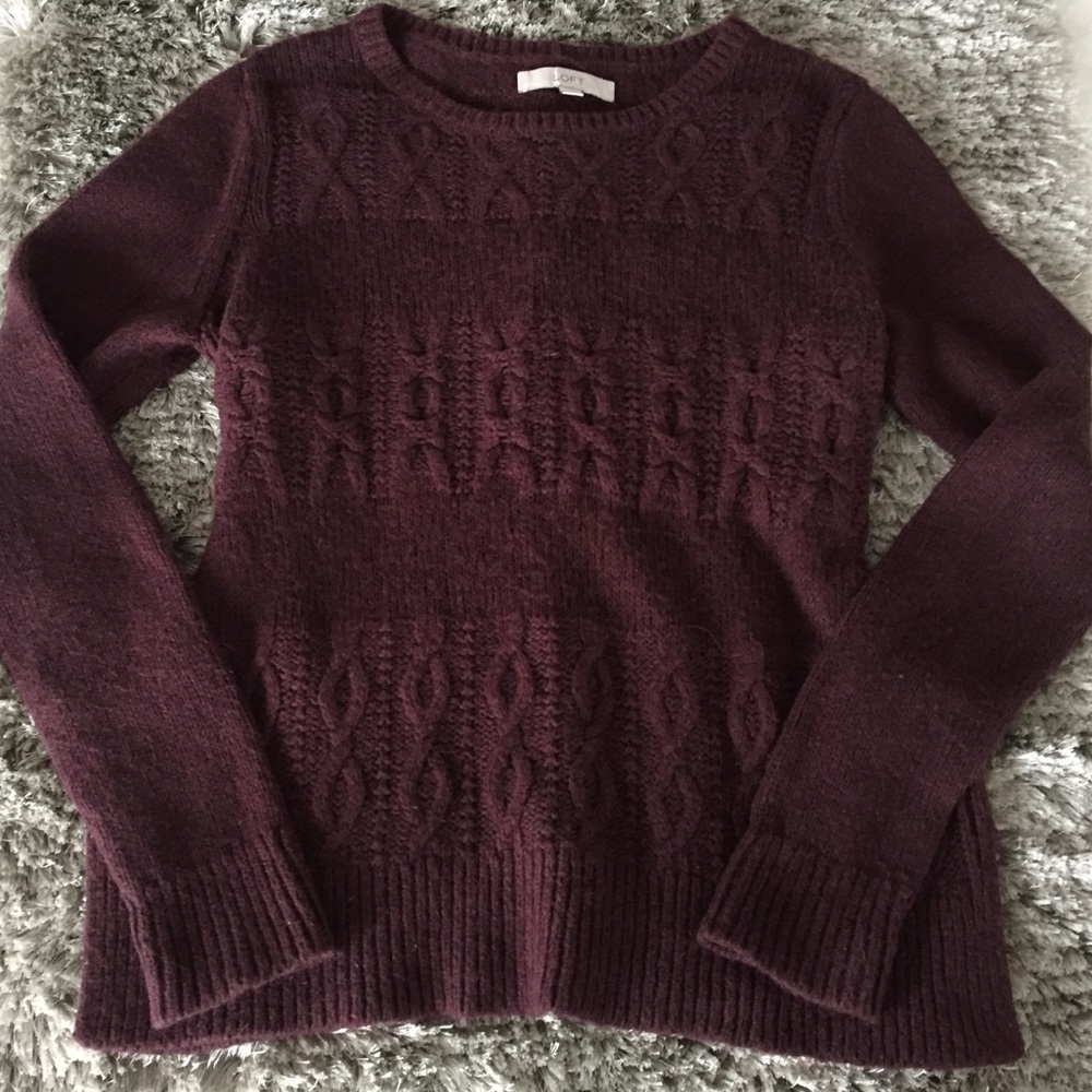 Loft Sweater W/ Camel Hair&Wool